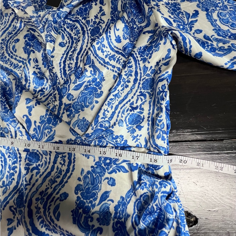 Fashion Nova Blue and White Mini Dress - Picture 9 of 12